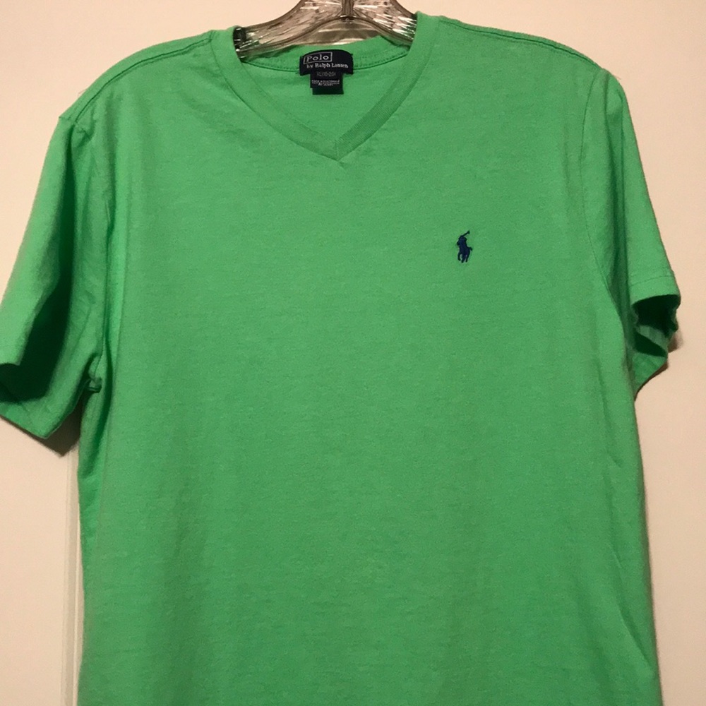 Boys Short Sleeve V-neck T-shirt